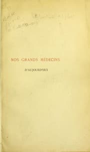 Tapa de Nos grands médecins d'aujourd'hui