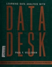 Tapa de Learning data analysis with Data desk
