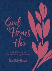 Tapa de God Hears Her 365 Devotions for Women by Women