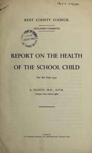 Tapa de [Report 1957]