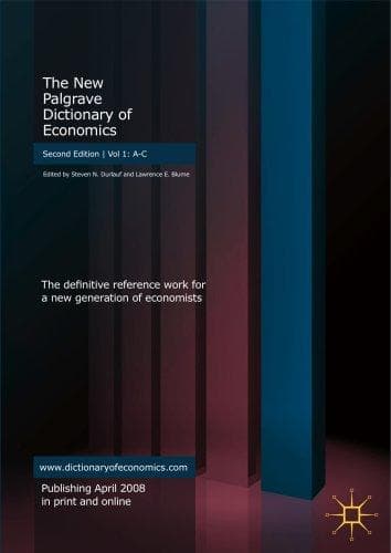 Tapa de The New Palgrave