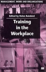 Tapa de Training in the Workplace (Management, Work and Organisations)