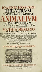 Tapa de Theatrum universale omnium animalium quadrupedum tabulis octoginta ab ...