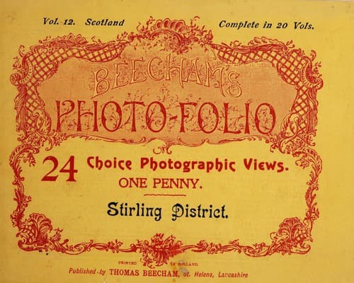 Tapa de Beecham's photo-folio