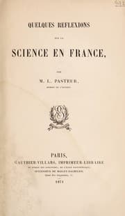 Tapa de Quelques réflexions sur la science en France