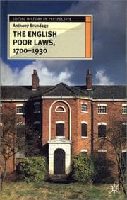 Tapa de The English Poor Laws, 1700-1930 (Social History in Perspective)