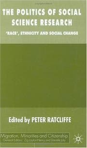 Tapa de The Politics of Social Science Research