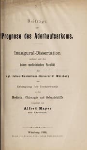 Tapa de Beitrag zur Prognose des Aderhautsarkoms ...