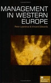 Tapa de Management in Western Europe
