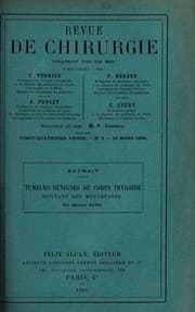 Tapa de Tumeurs bénignes du corps thyroïde donnant des métastases