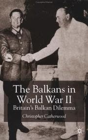 Tapa de The Balkans in World War II