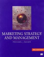 Tapa de Marketing Strategy and Management