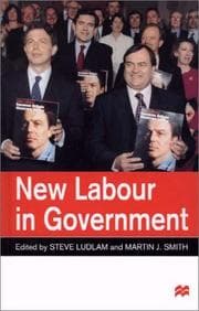 Tapa de New Labour in government