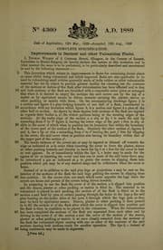 Tapa de Improvements in dentists' and other vulcanizing flasks