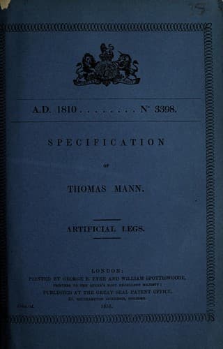 Tapa de Specification of Thomas Mann