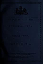 Tapa de Specification of Walter Brown
