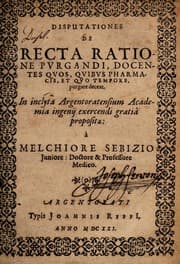 Tapa de Disputationes de recta ratione purgandi, docentes quos, quibus pharmacis, et quo tempore, purgare deceat ...