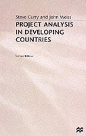 Tapa de Project Analysis in Developing Countries