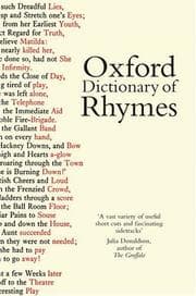 Tapa de Oxford  dictionary of rhymes
