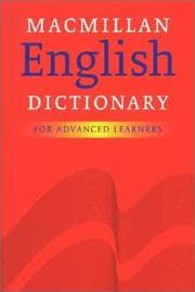 Tapa de Macmillan English Dictionary