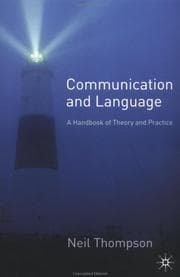 Tapa de Communication and language
