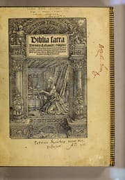 Tapa de Biblia sacra utriusq[ue] Testme[n]ti