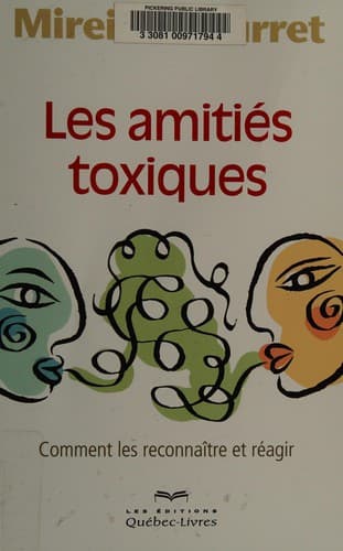 Tapa de Les amitiés toxiques