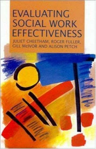 Tapa de Evaluating social work effectiveness