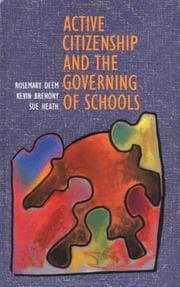 Tapa de Active citizenship and the governing of schools