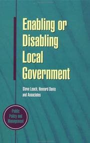 Tapa de Enabling or disabling local government