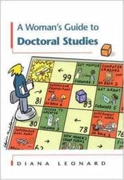 Tapa de A Woman's Guide to Doctoral Studies