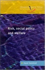 Tapa de Risk, Social Policy and Welfare (Introducing Social Policy)