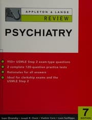 Tapa de Appleton & Lange review of psychiatry