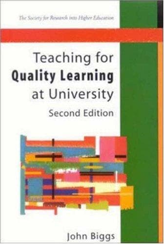 Tapa de Teaching for quality learning at university