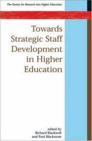 Tapa de Towards Strategic Staff Development in Higher Education