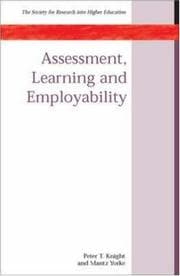 Tapa de Assessment Learning and Employability (Copublished With the Society F)