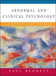 Tapa de Abnormal and clinical psychology