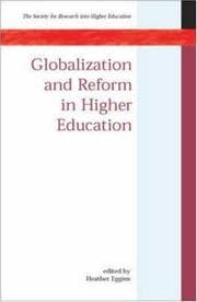 Tapa de Globalisation and Reform in Higher Education (Society for Research into Higher Education)