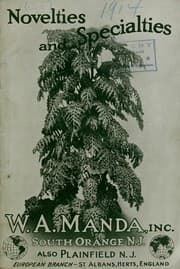 Tapa de American plants, seeds and bulbs, also Novelties