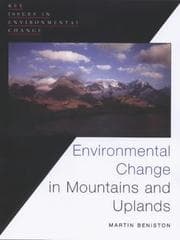 Tapa de Environmental Change in Mountains and Uplands (Key Issues in Environmental Change)