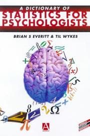 Tapa de Dictionary of statistics for psychologists