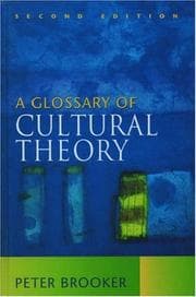 Tapa de A glossary of cultural theory