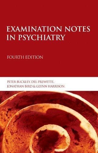 Tapa de Examination notes in psychiatry