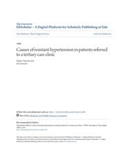 Tapa de Causes of resistant hypertension in patients referred to a tertiary care clinic