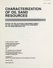 Tapa de Characterization of oil sand resources