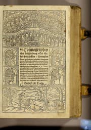 Tapa de Cosmographey oder Beschreibung aller Länder, Herrschafften, fürnemsten Stetten, Geschichten, Gebreüche[n], Hantierungen etc