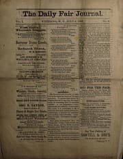 Tapa de The daily fair journal