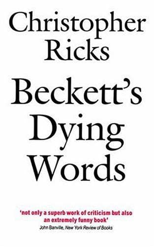 Tapa de Beckett's Dying Words