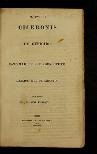 Tapa de De officiis