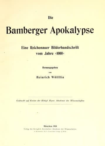 Tapa de Die bamberger Apokalypse